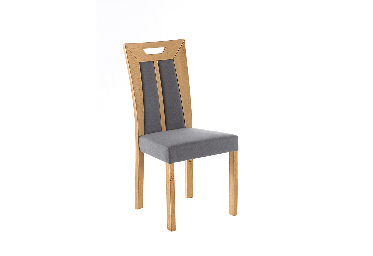 Möbel-Schau 4-Fuß-Stuhl Wildeiche geölt
